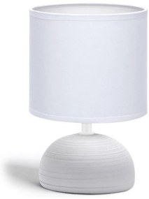Lampă de masă 1xE14/40W/230V gri/albă Aigostar