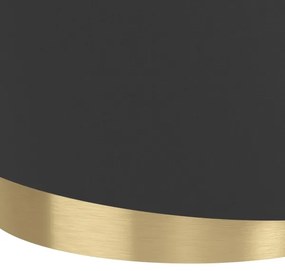 Lustră pe cablu Eglo 39925 MANDERLINE 1xE27/40W/230V negru/auriu