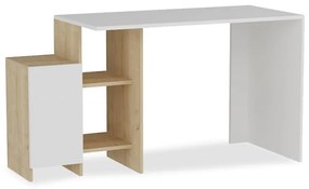 Birou Kely Alb - Oak 113x55x74 cm