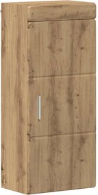 vidaXL Dulap de perete pentru baie cu raft TULUM Stejar Artizanal