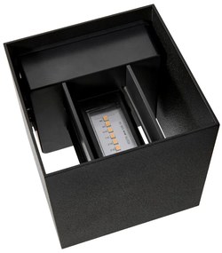 Aplica LED de exterior ambientala stil nordic IP44 Milda negru