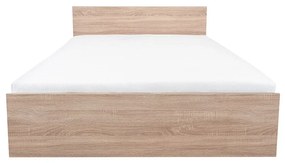 Pat dublu Miami fără cadru de pat 160x200 cm stejar sonoma-stejar sonoma