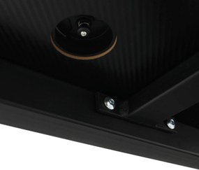 Birou PC/birou gaming, negru, JADIS