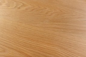 Masa rotunda cu furnir de stejar ATELIER 120cm