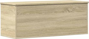 vidaXL Cutie de depozitare, stejar sonoma, 90x35x35 cm, lemn prelucrat