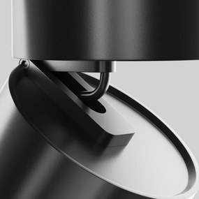 Spot LED aplicat directionabil Onda negru 2700K