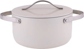 Oala Zilan ZLN0866 din 5 straturi de material, 20 cm diametru, capacitate 2.7l, Otel inoxidabil, Manere nituite