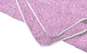 Pilota de Iarna Pink, Microfibra Matlasata, 180x200 cm, 350g/mp