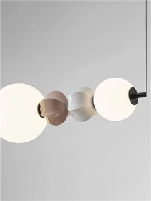 Lustra LED cu ceramica multicolora DAZZ