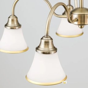 Candelabru stil clasic cu 5 brate Maja LU 1700/5 Patina OR