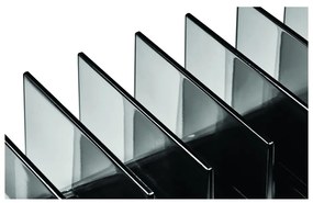 Organizator de baie negru mat pentru cosmetice din plastic reciclat Palette Station – iDesign