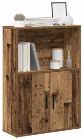vidaXL Bibliotecă, lemn vechi, 60x24x85 cm, lemn prelucrat