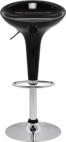 Scaun de bar Negru ABS 101 - Modern, Reglabil, Confortabil