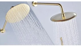 REA-P4110 - Set de duș LUNGO cu baterie încastrată, finisaj auriu