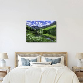 Tablou - Peisaj cu un lac (70x50 cm)