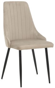 Scaun Bucatarie/Dining Azmer Catifea Bej