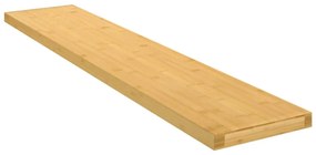 vidaXL Raft de perete, 100x20x4 cm, bambus