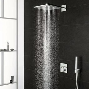 Baterie dus Grohe Grohtherm SmartControl termostatica patrata cu 3 iesiri