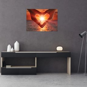 Tablou - Soare în inimă (70x50 cm)