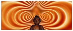 Tablou cu statuie mică (120x50 cm)