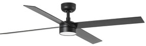 Ventilator LED dimabil de tavan FARO 34356-1TW RUDDER L LED/20W/230V negru d. 132 cm + telecomandă