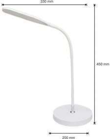 Lampă LED dimabilă 3 în 1 DARA LED/10W/230V 3000/4000/6000K CRI 90 alb