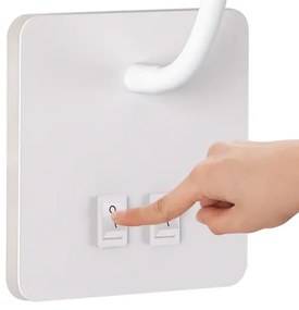 Lampă LED flexibilă de perete Brilagi MAYA Double LED/4W/230V + LED/3W alb