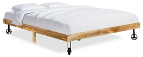 Cadru de pat, 200 x 200 cm, lemn masiv de mango 200 x 200 cm