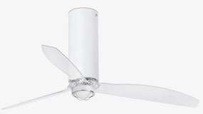 Lustra cu Ventilator si telecomanda TUBE FAN M LED alb/transparent