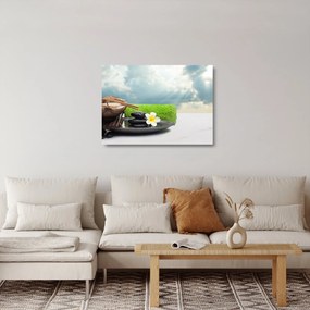 Tablou pe sticlă - Spa and relax (70x50 cm)