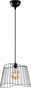 Lustra BYISOO 6340, negru, metal, 40x126 cm