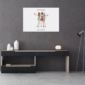 Tablou - Mereu tânăr, mereu beat (90x60 cm)