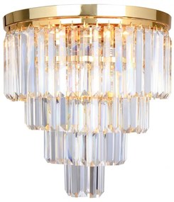 Lustra aplicata design deosebit AMEDEO, auriu FC17106/4+1 -GLD ZL