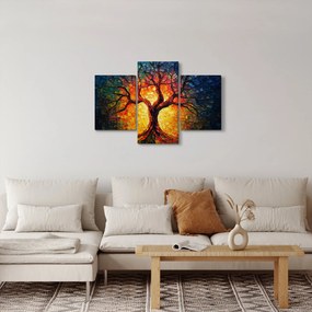 Tablou - Arborele vieții în mozaic (90x60 cm)