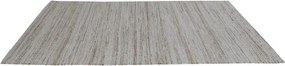 Covor din bumbac și iută țesut manual, antiderapant, bej natural, 200 x 300 cm, 1800 GSM, „Cotton Jute Carpet"