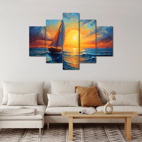 Tablou - Sailboats (150x105 cm)