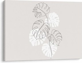 Tablou - Linia de artă monstera N⁰3 (70x50 cm)