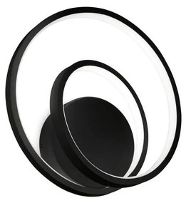 Aplică LED dimabilă Ideal Lux OZ LED/28W/230V CRI 90 negru