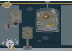 Dalber 41761E - Lampă LED pentru copii KAWAII FRIENDS 1xG4/4W/230V gri