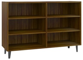 813187 vidaXL Servantă, stejar maro, 103,5x35x70 cm, lemn compozit