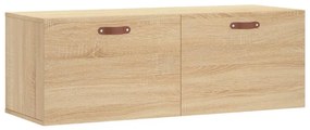 vidaXL Dulap de perete, stejar sonoma, 100x36,5x35 cm, lemn prelucrat