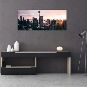 Tablou - Cntru orașului (120x50 cm)