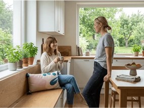 Perna decorativa IMPRIME ALMA 30x50 cm, roz