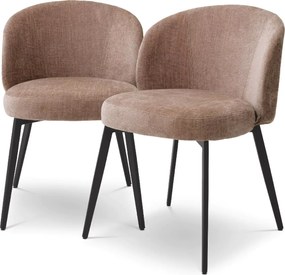 Set de 2 scaune design LUX Lloyd, Sisley pink