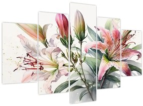 Tablou - Crinii, ilustrații (150x105 cm)