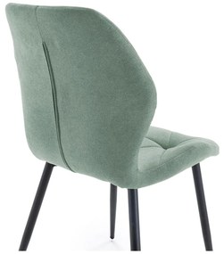 Scaune de dining verde-mentă 4 buc. Luna – Marckeric