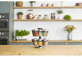 Cole&Mason MASTER - Suport rotativ cu 17 recipiente pentru condimente