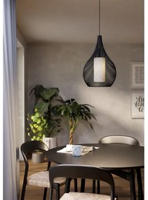 Lustră pe cablu Eglo 900828 RAZONI 1xE27/40W/230V negru