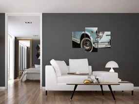 Tablou - mașina retro Fiat (90x60 cm)