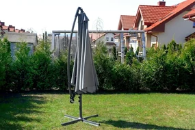 Umbrelă de gradină pliabilă 350cm Grey